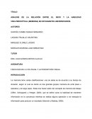 Análisis de la relación entre el sexo y la habilidad viso-perceptual (memoria) en estudiantes universitarios