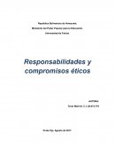 Responsabilidades y compromisos éticos