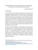 UN ACERCAMIENTO A LA EVOLUCIÓN DEL ARTÍCULO 3º CONSTITUCIONAL, EN EL MARCO DE LA TEORÍA CRÍTICA DE LA EDUCACIÓN.