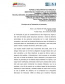 Principios de la Tributación en Venezuela