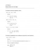 Operaciones con vectores