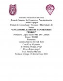 Ensayo del libro de vendedores perros