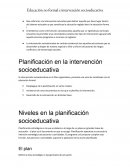 Educación no formal e intervención socioeducativa