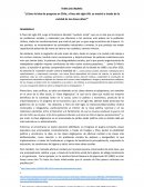 Ensayo: ¿Cómo la idea de progreso en Chile, a fines del siglo XIX, se mostró a través de la caridad de las clases altas?