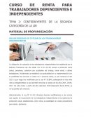 CONTRIBUYENTES DE LA SEGUNDA CATEGORÍA DE LA LIR