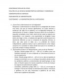 CUESTIONARIO – LA ADMINISTRACIÓN EN LA ANTIGUEDAD