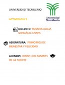 Actividad Principios de bienestar y felicidad