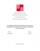 Propuesta de una nueva forma de construcción para viviendas de bajo costo