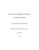 Innovación tecnológica en la empresa y el control de cambios