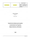 Desarrollo del software para la gestión y administración de Preguntas, Quejas, Reclamos y Solicitudes