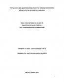 PREVALENCIA DEL SINDROME DE BURNOUT EN MEDICOS RESIDENTES DE UN HOSPITAL DE ALTA ESPECIALIDAD