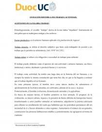 RESEÑA LEGISLATIVA LABORAL EN CHILE. Página 1
