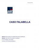 MISIÓN, VISIÓN Y VALORES: “CASO FALABELLA”