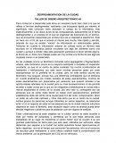 Desfragmentación de la ciudad (ensayo)