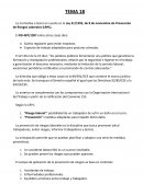 Esquema riesgos laborales oposición policía