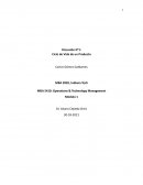 MD3 Identificación de Costos. Ciclo de Vida de un Producto