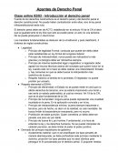 Apuntes de Derecho Penal