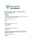 MATERIA Y ENERGIA TAREA 6 Y 7