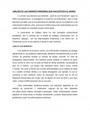 ANÁLISIS DE LAS GRANDES PANDEMIAS QUE HAN AZOTADO AL MUNDO