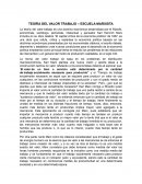 Escuela Marxista - Teoria del valor trabajo