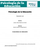 Psicología de la educación