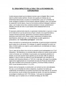 EL GRAN IMPACTO EN LA VIDA Y EN LA ECONOMÍA DEL CORONAVIRUS