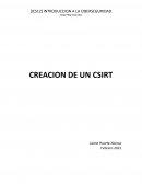 CASO PRACTICO UD1 CREACION DE UN CSIRT