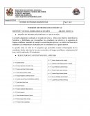 INFORME DE PRUEBAS DIAGNÓSTICAS