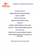 Involucramiento filosófico en el campo de la educación