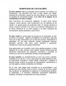 SIGNIFICADO DE LOS COLORES