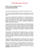 Ensayo del artículo “Las obras son Amores”