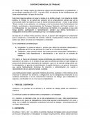 Contrato individual de trabajo