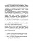 Privacidad y Seguridad de la Información- Informática Forense