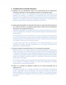 El ambiente de los mercados financieros