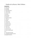 Recetario de cocina Mexicana