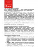 Costos de Calidad y No Calidad