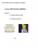 Trabajo práctico N° 1PSICOLOGIA LABORAL
