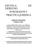 LOS DERECHOS DE LAS NIÑAS, NIÑOS Y ADOLESCENTES EN EL SISTEMA JUDICIAL MEXICANO