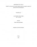 EL EQUILIBRIO FUNDAMENTAL. Economía Ambiental