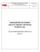 TALLER MANETENIMIENTO MENOR CAF CHILE L1.