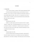 Glosario Lenguaje y Comunicación