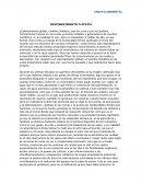 ENSAYO AMBIENTAL DESCONOCIMIENTO O APATÍA