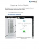 Agregar y Editar dirección Físicas MAC