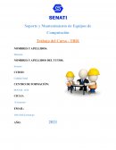 Soporte y Mantenimiento de Equipos de Computación