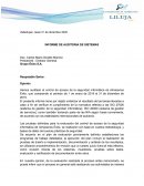 INFORME DE AUDITORIA DE SISTEMAS