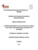La Multiculturalidad y los procesos de cambio. Una visión más amplia para entender a la sociedad
