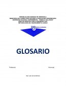 METODOLOGIA DEL RAZONAMIENTO LOGICO. GLOSARIO