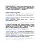 Elementos de un Marco Metodologico