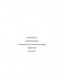 En base a la Ley 16744, ¿qué tipo de accidente sufrió el profesor encargado de la actividad?