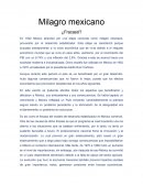 Milagro mexicano ¿Fracasó?